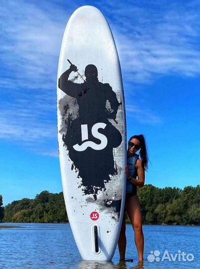 Sup board Black samurai, Сапборд 335 sup доска JS