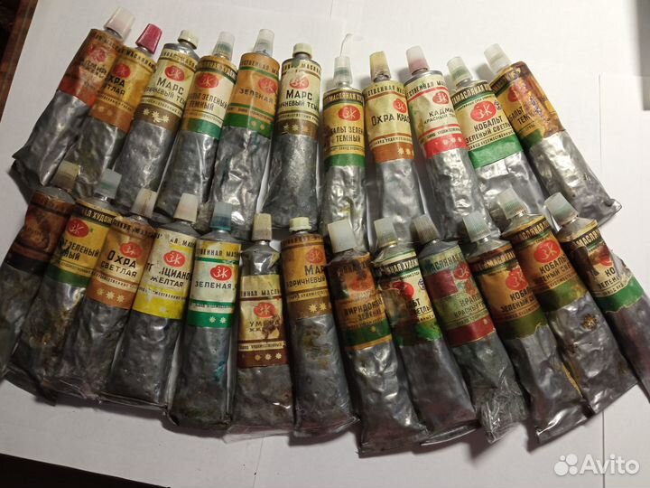 СССР краски,масляные и пентамасляные художеств