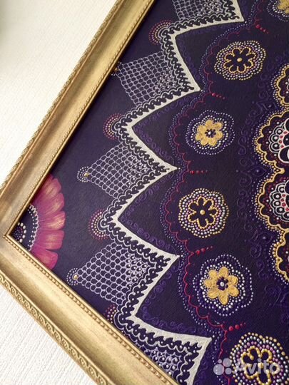 Мандала на холсте