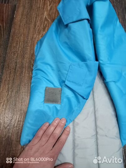 Мягкое сидало и накидка для ног для детских санок