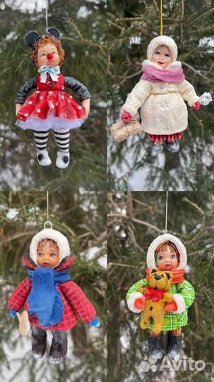 Елочные (ватные) игрушки Новогодний подарок