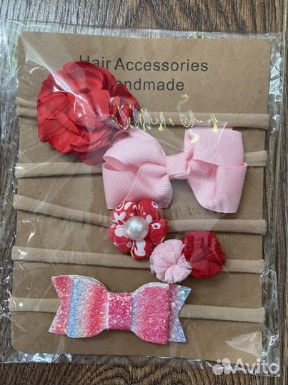 Повязка на голову для девочки до года