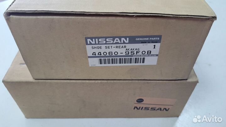 Тормозные колодки nissan