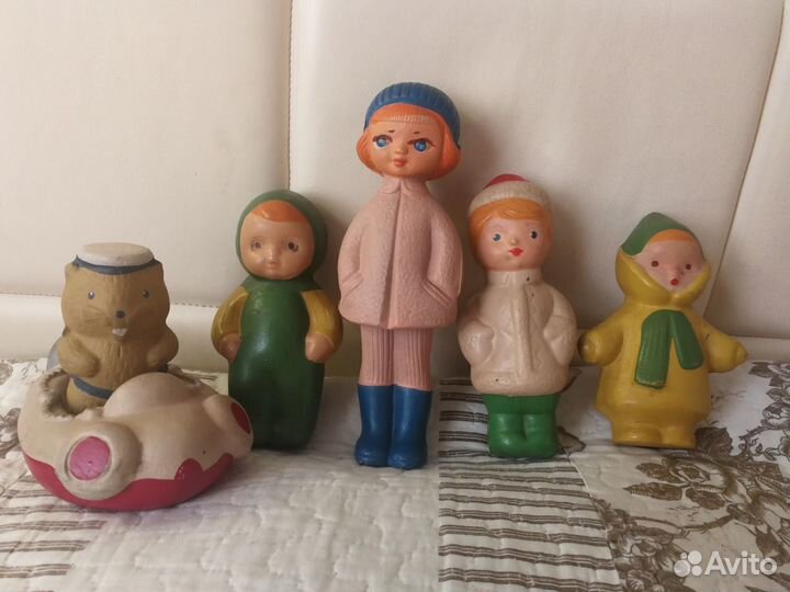 Пищалки Резиновые игрушки СССР, ранние, редкие