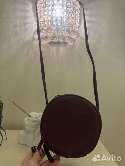 Сумка бордового цвета женская