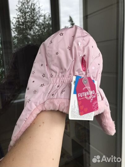 Шапка для девочки новая 50-52 размер