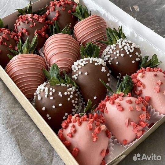 Клубника в шоколаде, конфеты