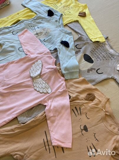 Пакет вещей на девочку 74-80