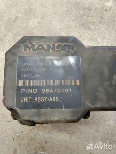 Блок абс (ABS) Шевроле Авео T250