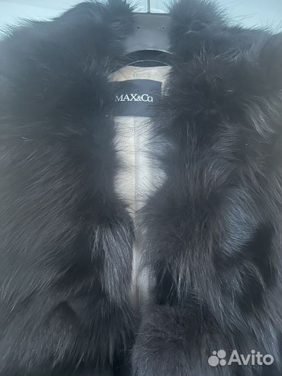 Пальто max co черное