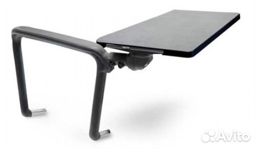 Стулья для посетителей ISO chrome V-4 черный кожза