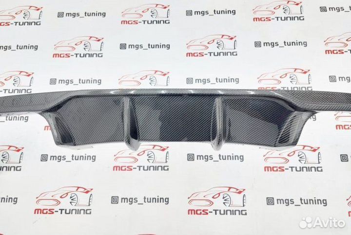 Задний диффузор BMW X5M F85 Hamann Style карбон