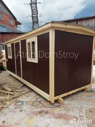 Новые деревянные бытовки