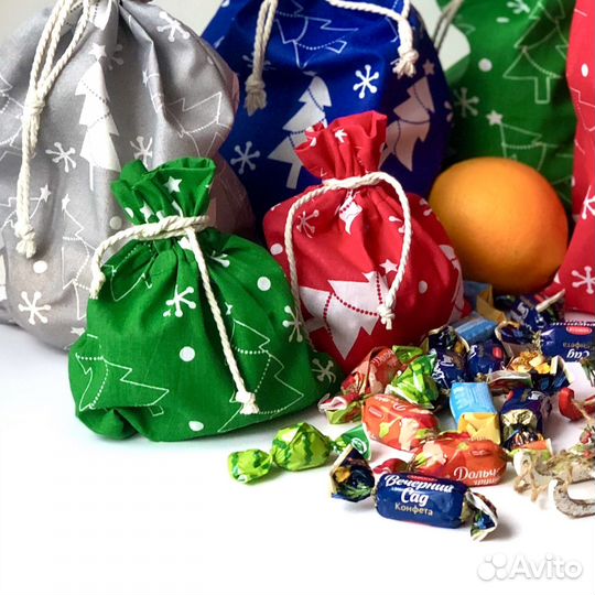 Новогодний мешок для подарка