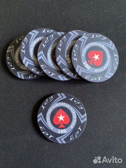 Фишки для покера керамические