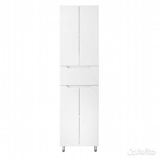 Пенал Loranto Палермо 480х305х1940 напольный, белы