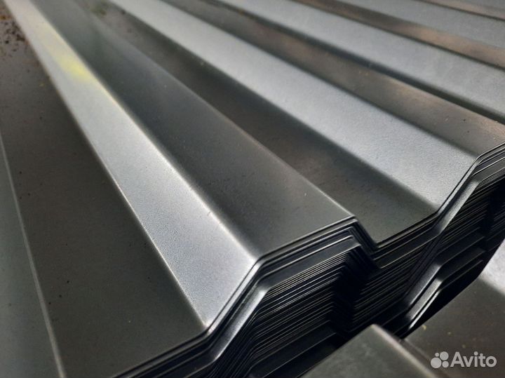 Профнастил оцинкованный матовый С-8 0,45х1150