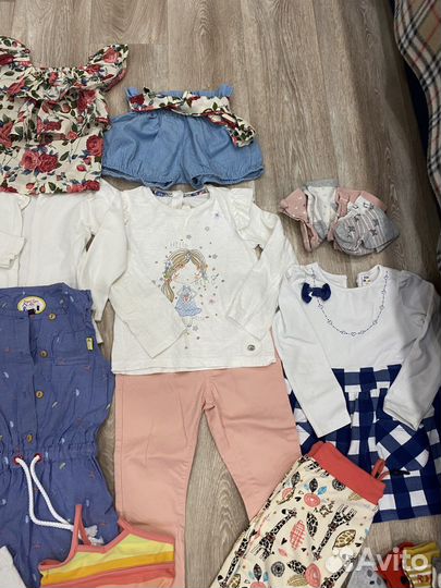 Пакет одежды на девочку на 2 года