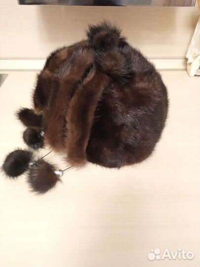 Шапка норковая женская