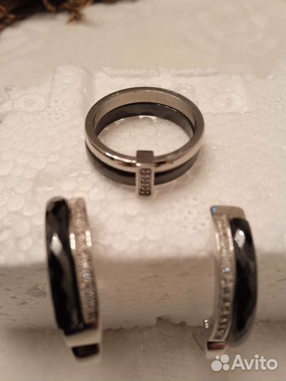 Серьги и кольцо