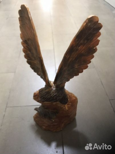 Орел Из дерева. Резьба. 50см
