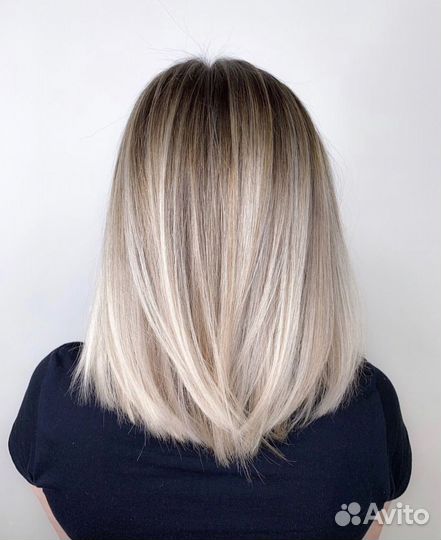 Окрашивание волос, сложное окрашивание, стрижка