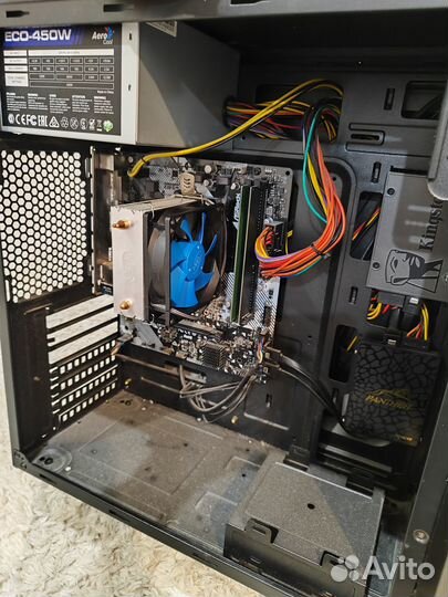 Ryzen 3 3200g, 16 озу, ssd 240 + ssd 120