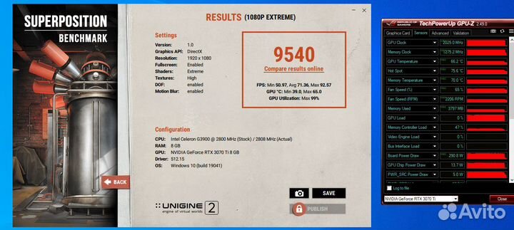 Видеокарта Colorful RTX 3070Ti