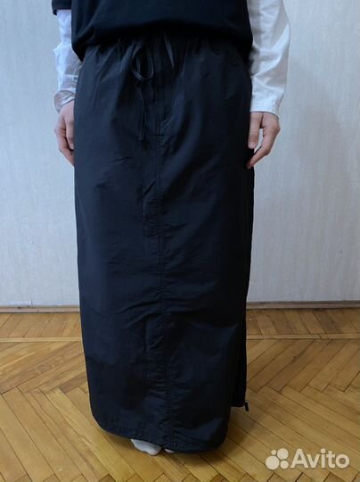 Юбка макси черная