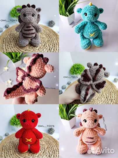 Вязаные игрушки в наличии и на заказ