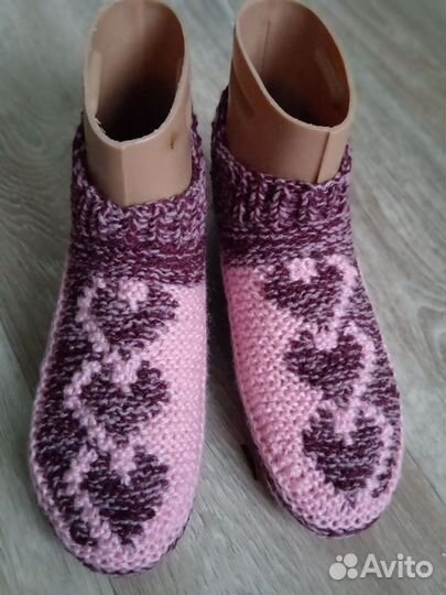 Следки вязаные