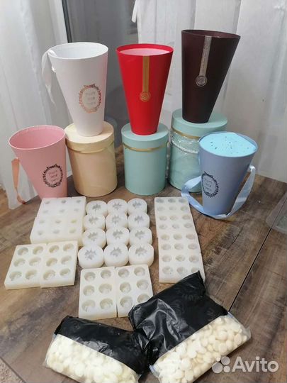 Силиконовые формы для изготовления цветов из шокол