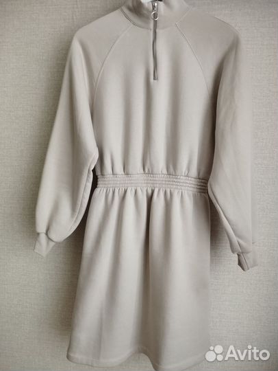 Платье из футера с начесом