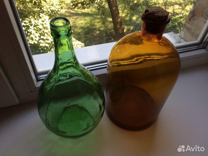 Бутыль стеклянная СССР