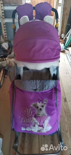 Коляска санки