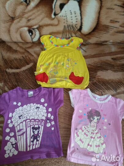 Вещи пакетом для девочки 98 104