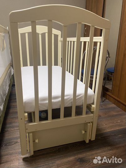 Кровать детская 120х60 с универс. маятником