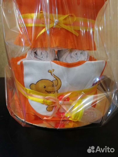 Торт из памперсов подгузников