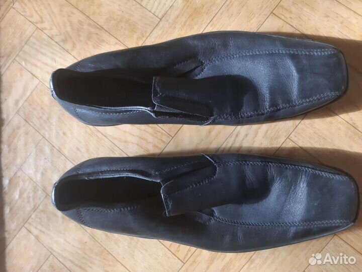 Мужские кожаные туфли 42 размер