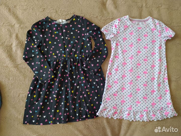 Большой пакет вещей для девочки 104 - 110 см