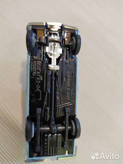 Модель СССР 1:43 газ 24-02 Волга Синяя Эскорт