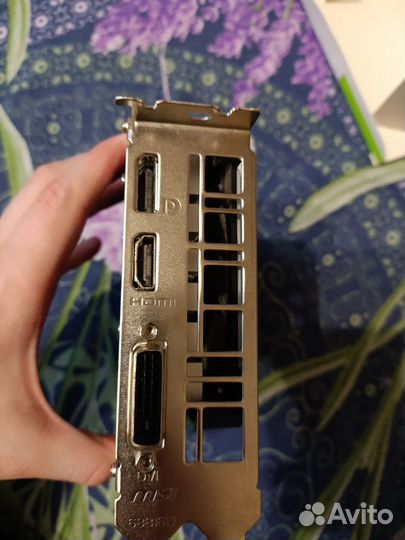 Видеокарта GTX 1650 MSI D6 ventus XS V1