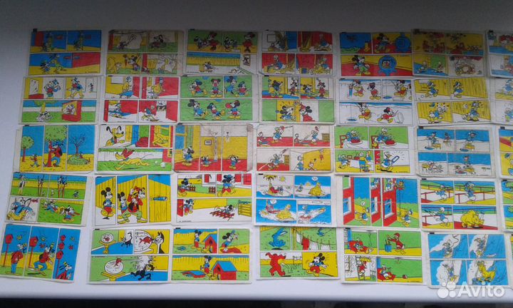 Вкладыши Turbo,Donald и другие