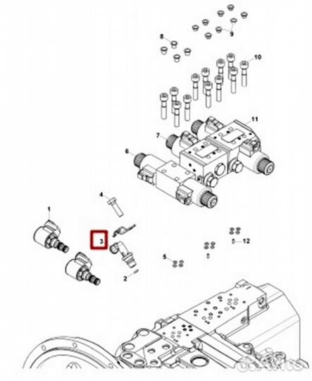 Датчик скорости кпп (turner) Hidromek