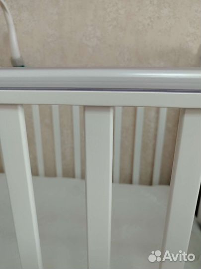 Детская кровать Papaloni с маятником и матрасом