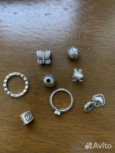 Pandora - шармы и кольца