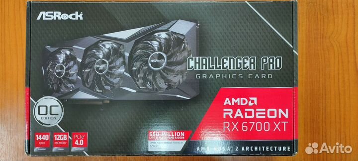 Asrock Radeon RX 6700XT Challenger PRO OC 12Gb