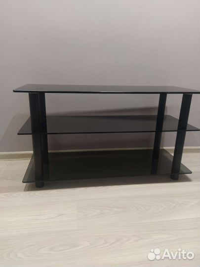 Стеклянный журнальный стол/тумба