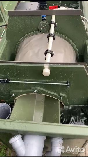 Барабанный фильтр для пруда “VodoMan”