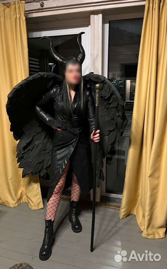 Крылья чёрные для фотосессии аренда